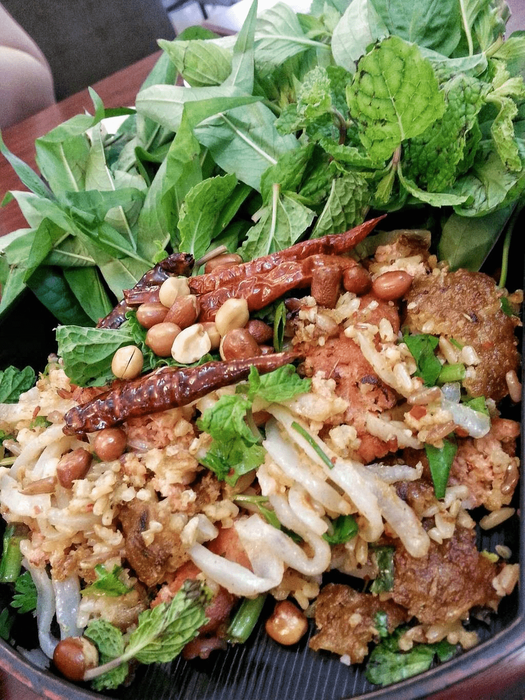 vegan Thai spicy salad 