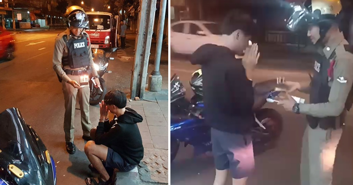Kind police in Thailand