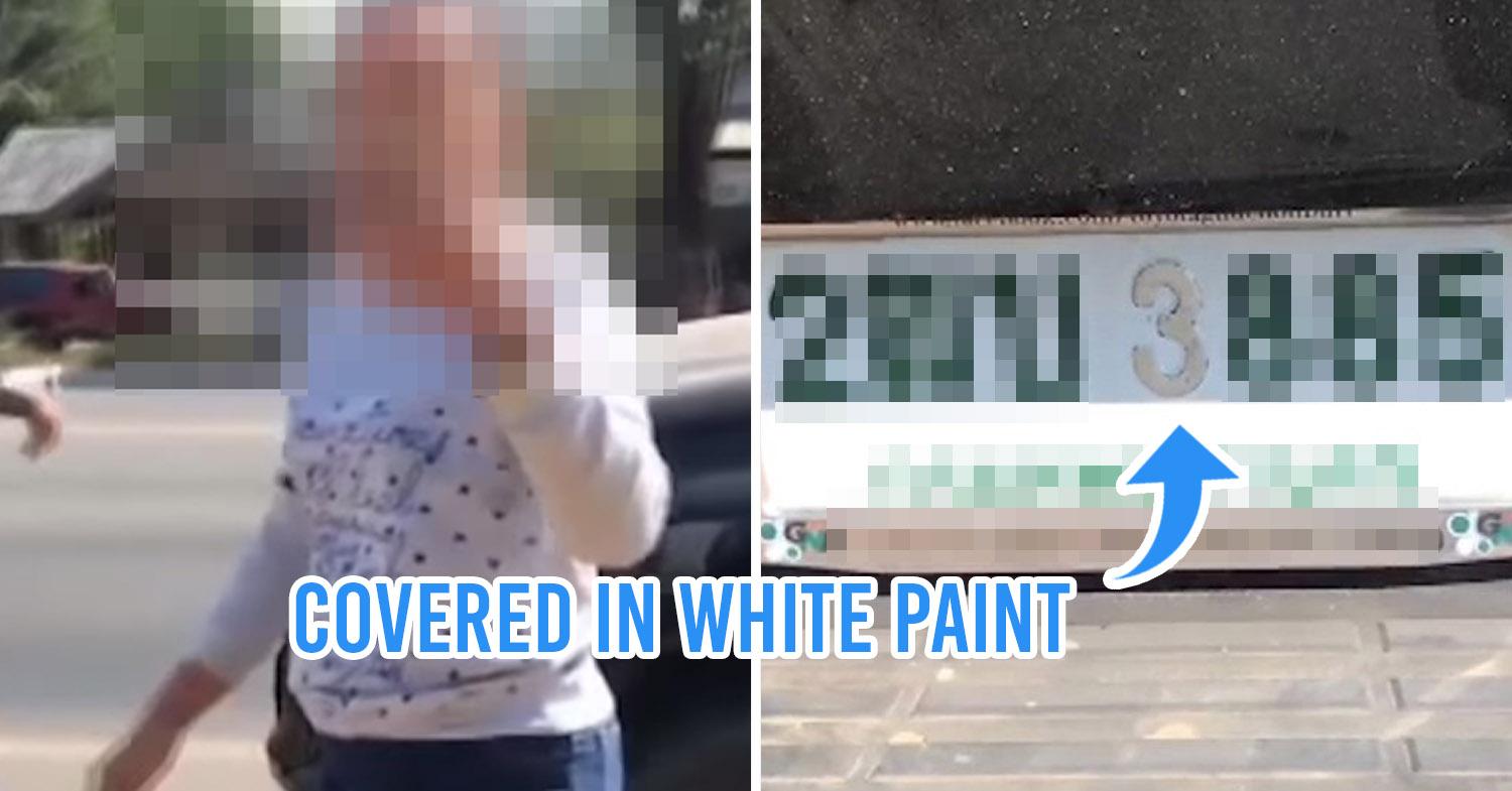 Woman Paints Over “Unlucky Number” On License Plate, Gets Fined For Tampering