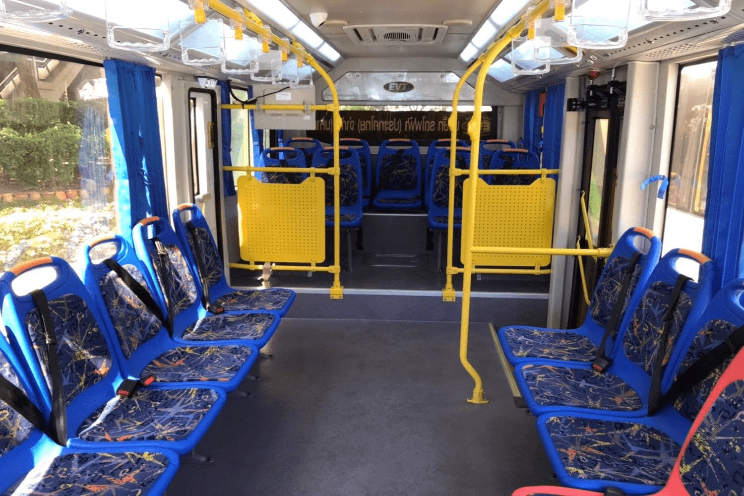 electric bus interior