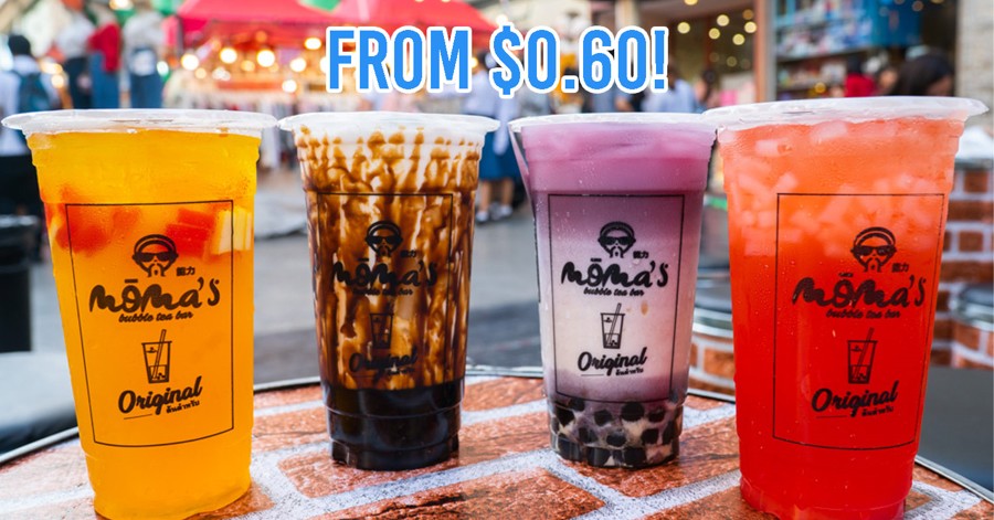 Moma's Bubble Tea Bar In Bangkok Sells The Cheapest BBT With Drinks Less Than $1
