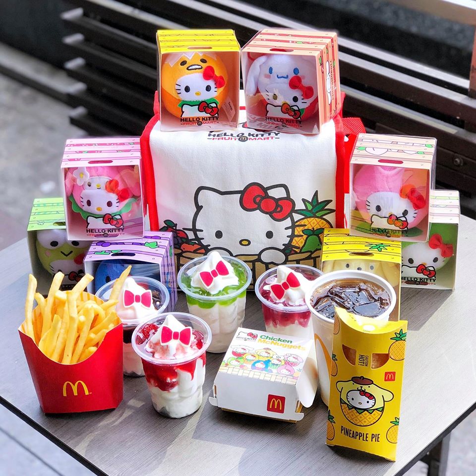 McDonald’s Thailand Has A Special Hello Kitty Menu Set And Plush Toys For Sanrio Lovers