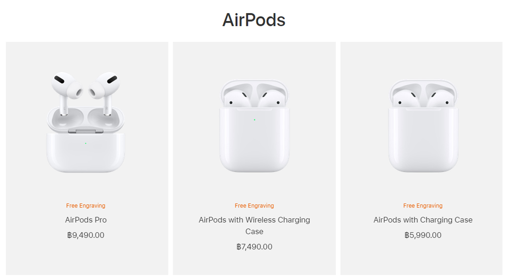Thai Apple Lovers Can Engrave Cute Emojis & Text On AirPods Cases For Free When Ordering Online