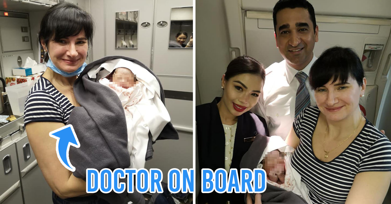 Thai Woman Gives Birth On Airplane, Doctor Comes To Rescue And Helps With Delivery