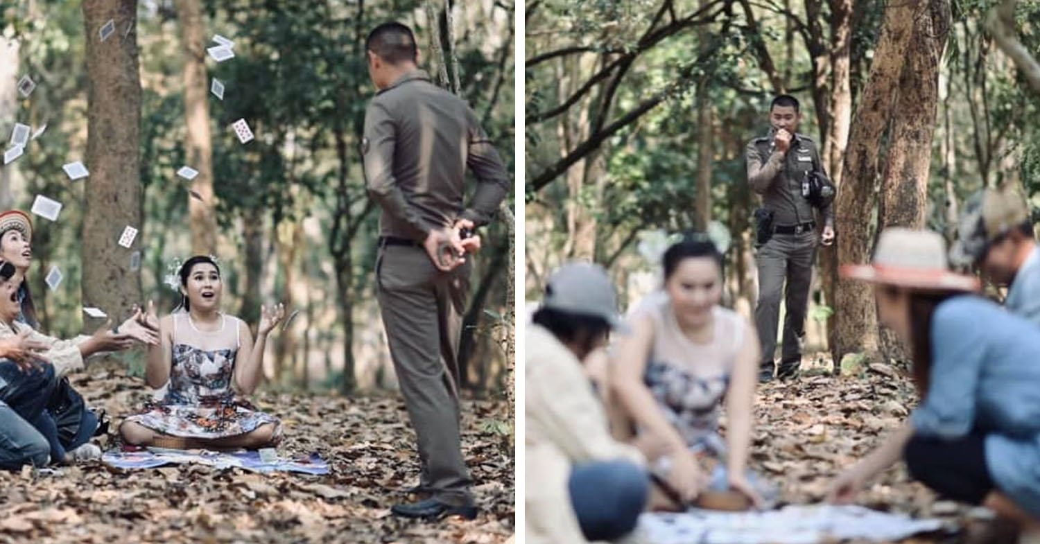 Thai couple take Hilarious Pre-Wedding Photoshoot