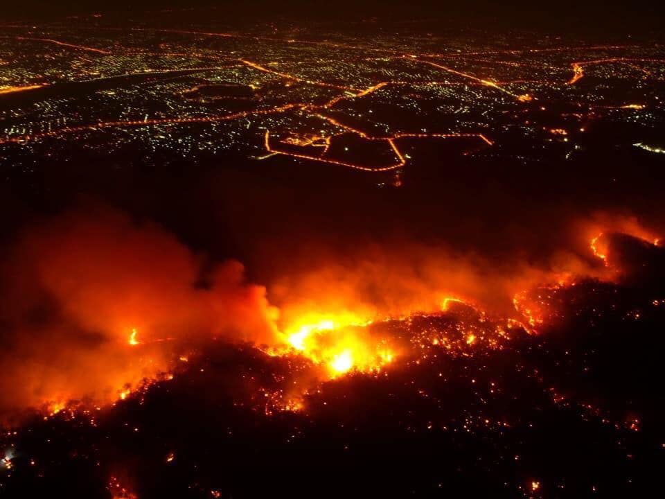 Chiang Mai’s Skies Look Like An Inferno Due To Bushfires, Hazardous Pollution Levels In Northern Thailand