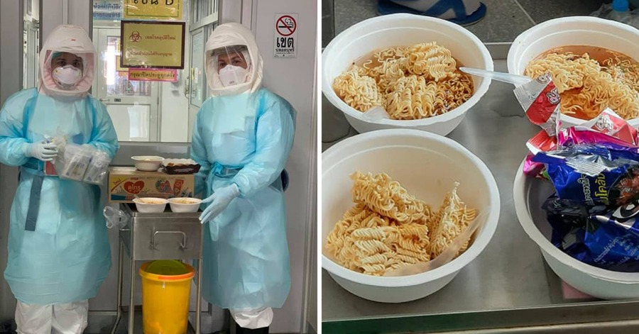 Nurses Suit Up To Serve Instant Noodles To 9 Year-Old COVID-19 Patient Who Wanted A Comfort Meal