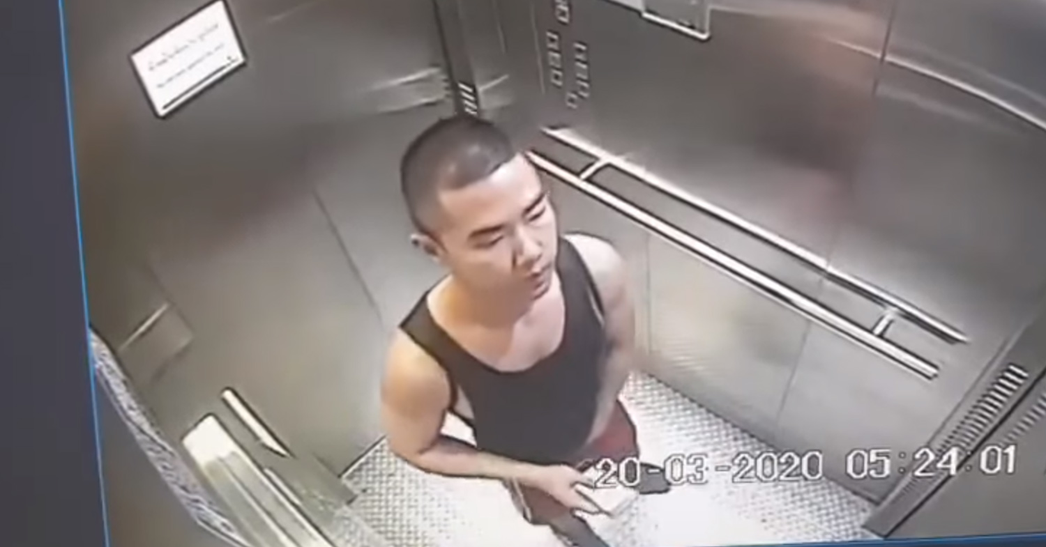 Man Caught Putting Saliva All Over Buttons And Handles In Bangkok Sky Train Lift