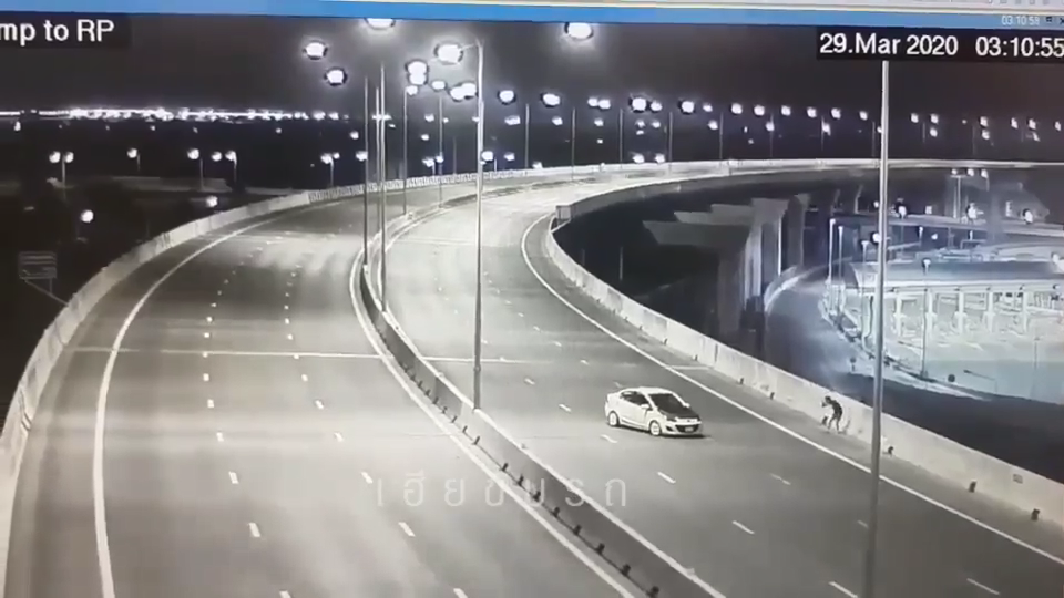 Driving curfew CCTV footage