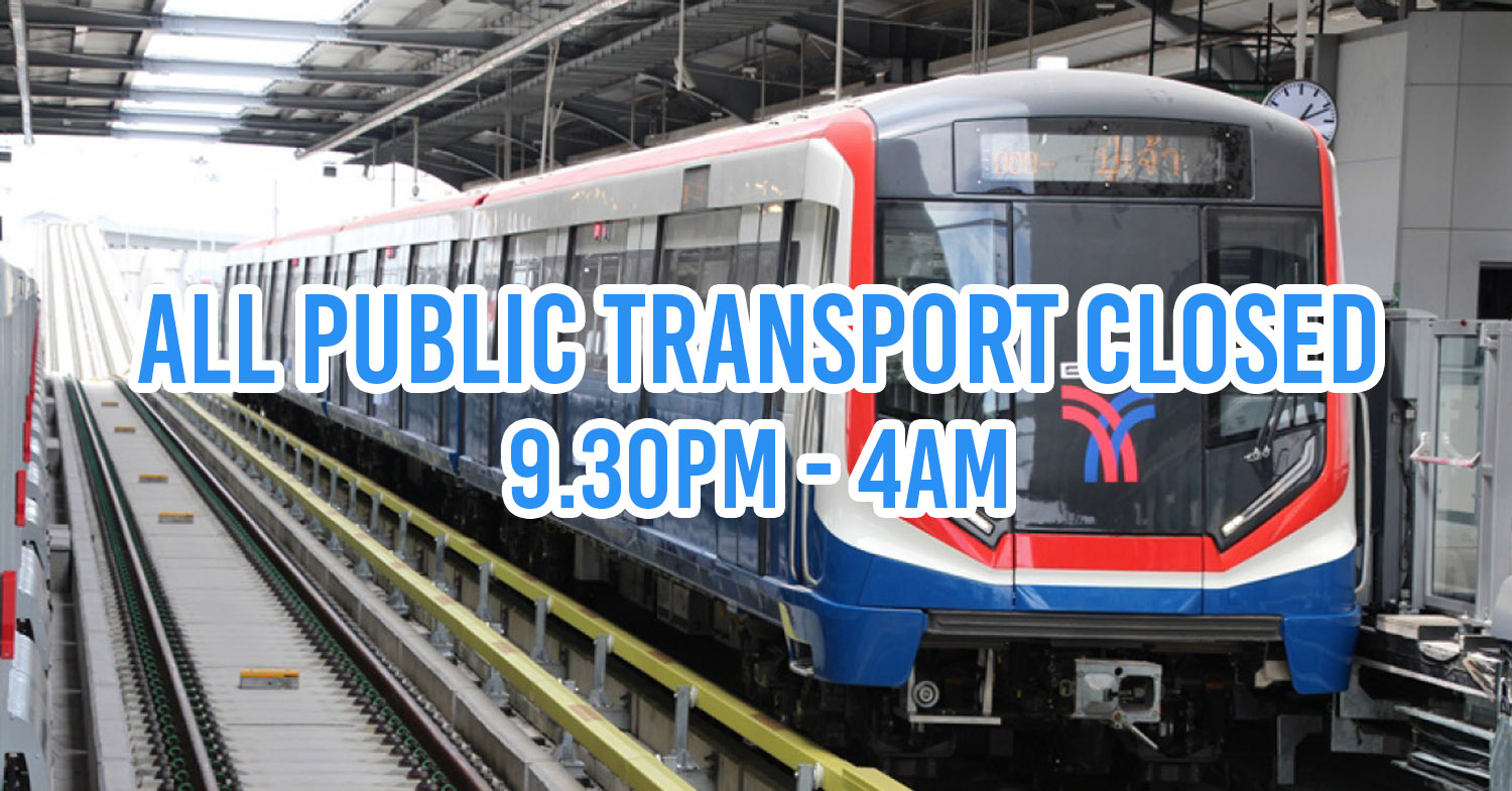 Bangkok Public Transport To Stop Operating At 9.30PM To Reduce COVID-19 Transmission