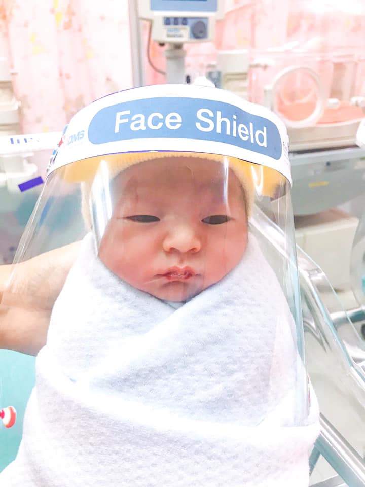 baby face shield