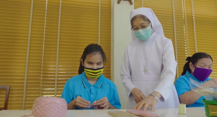 foundation for the blind thailand face masks