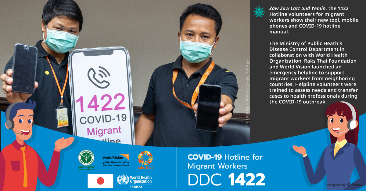 COVID-19 Hotline Is Helping Migrant Workers In Thailand Cope With The Pandemic