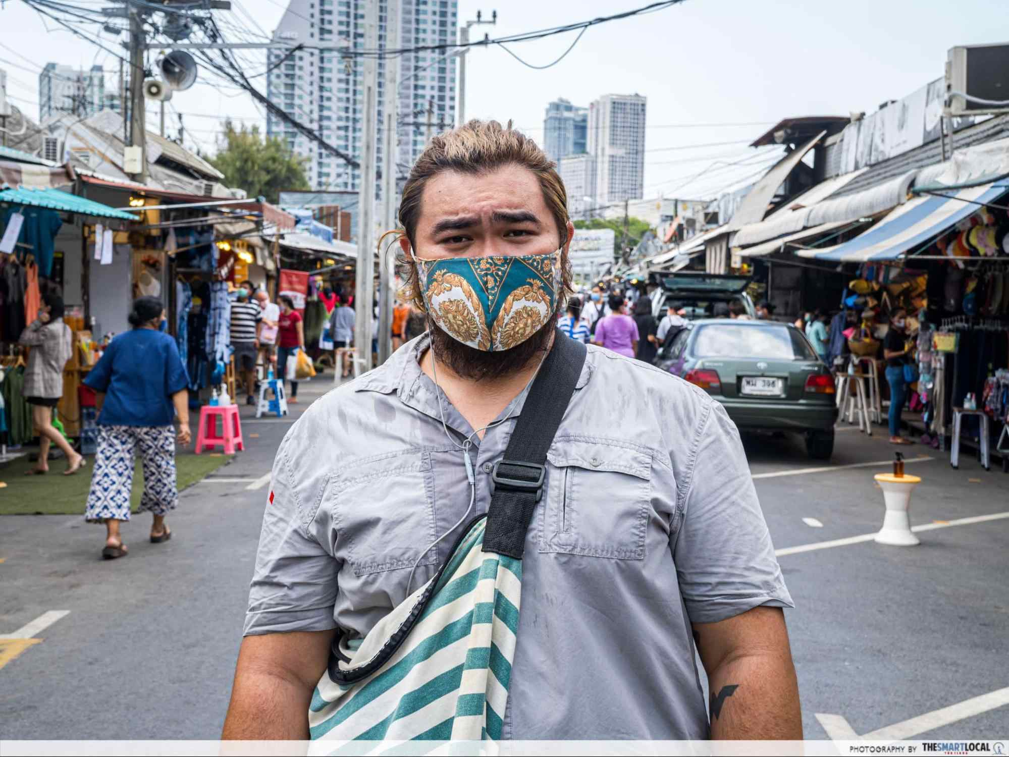 face mask at Chatuchak Weekend Market