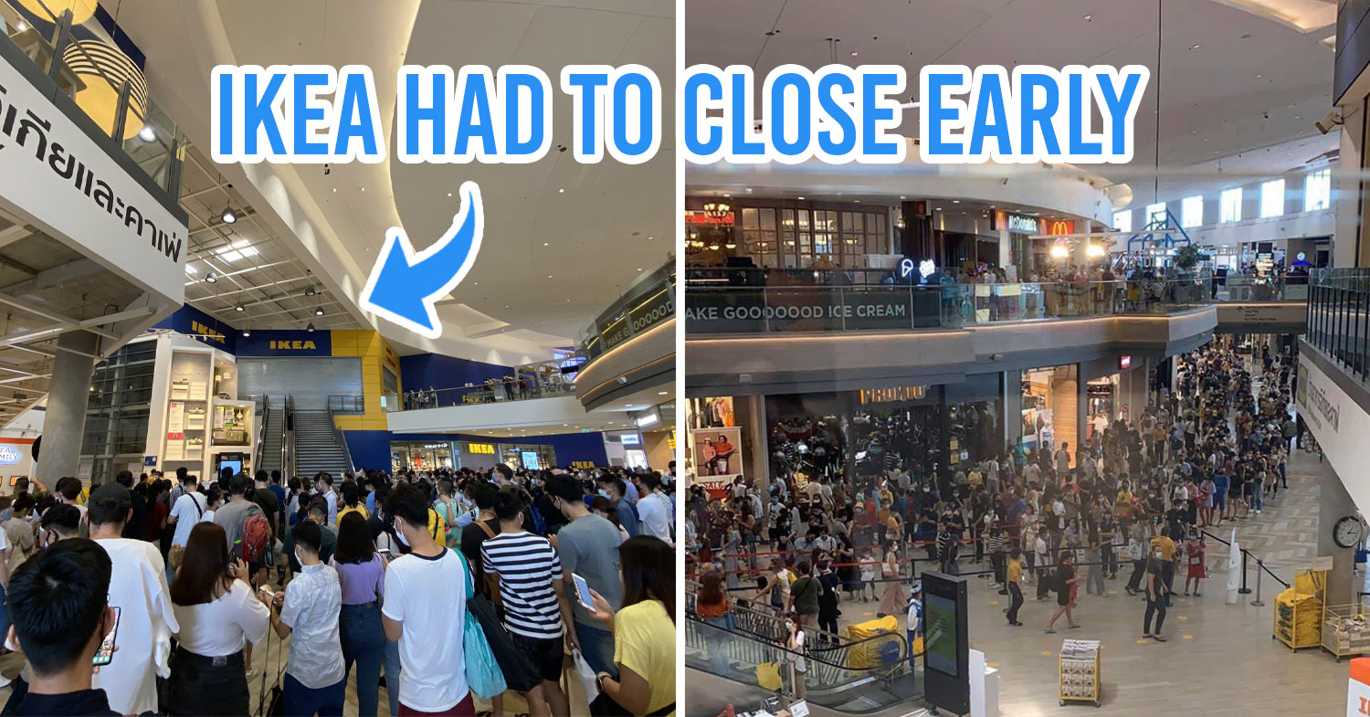 lines at thai mall