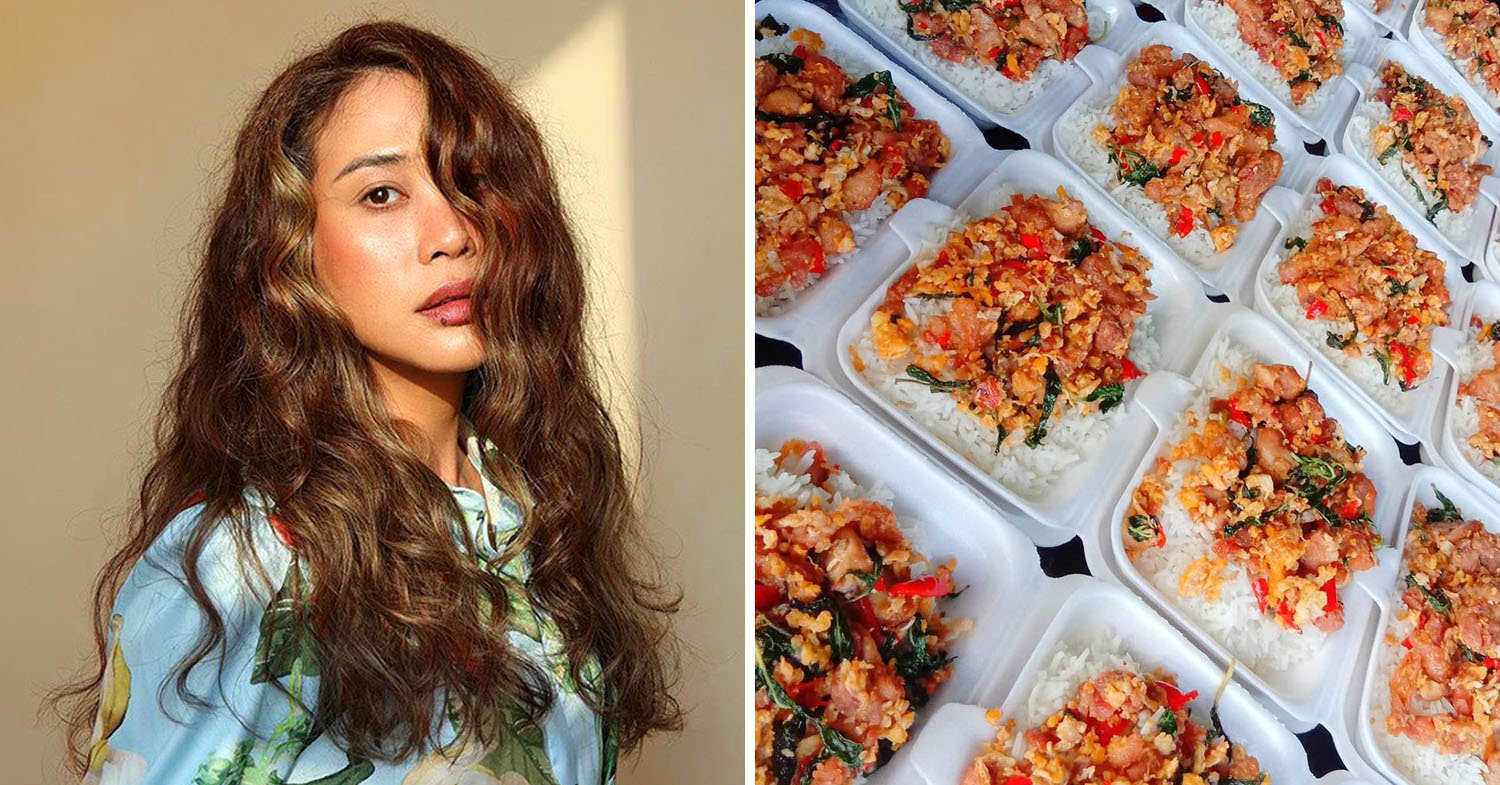 Thai Actress Spearheads “Buy Friend A Meal” Campaign To Give Out Free Food To Delivery Men And People In Need