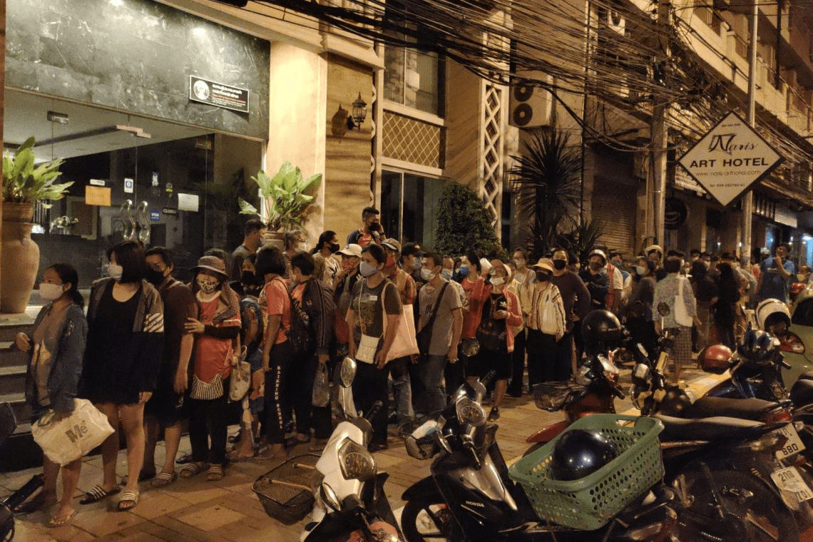 People In Pattaya Break Night Curfew