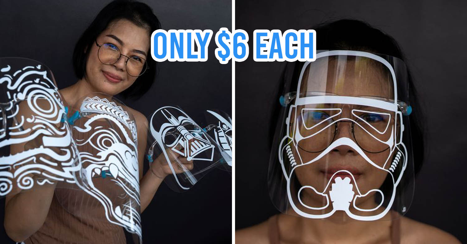 Thai Mom Creates Fancy Face Shields Designs With Star Wars Characters And Traditional Thai Giants