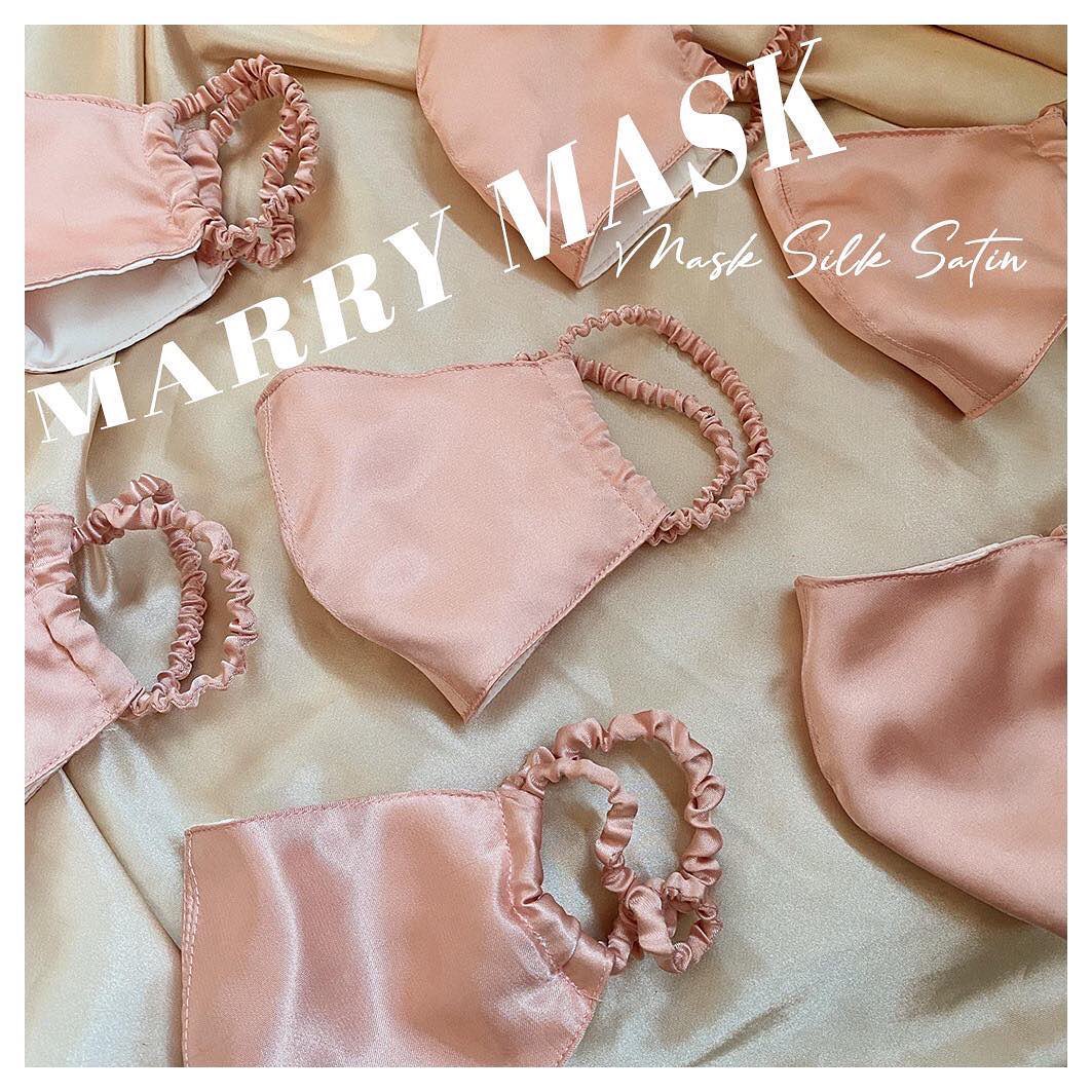 Silk satin face mask in Thailand