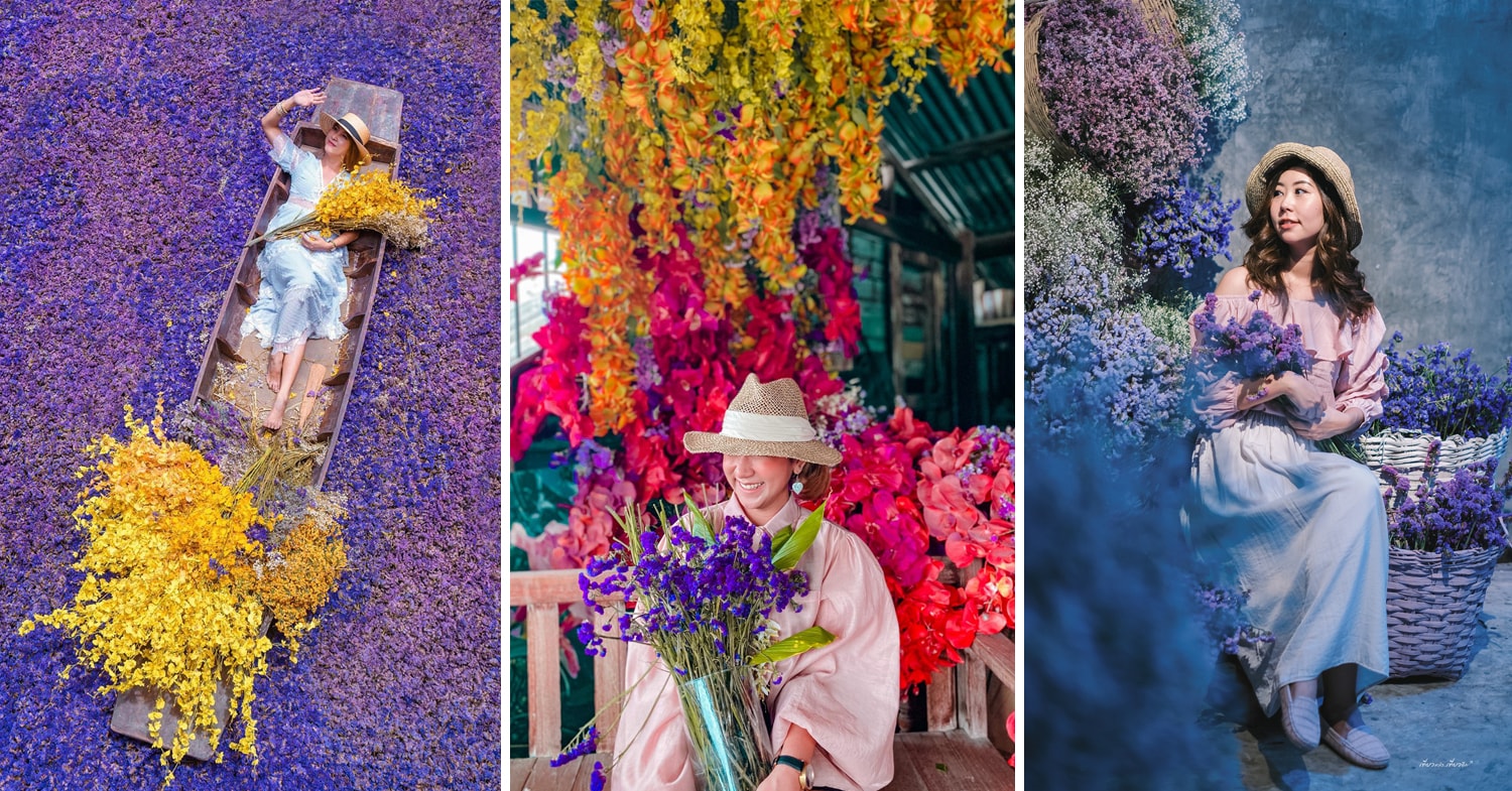 photogenic flower festival in Bangkok