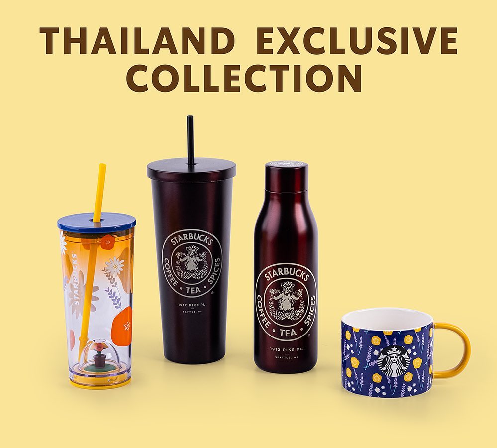 Starbucks Has An Exclusive Tumbler Collection With ThaiInspired Designs
