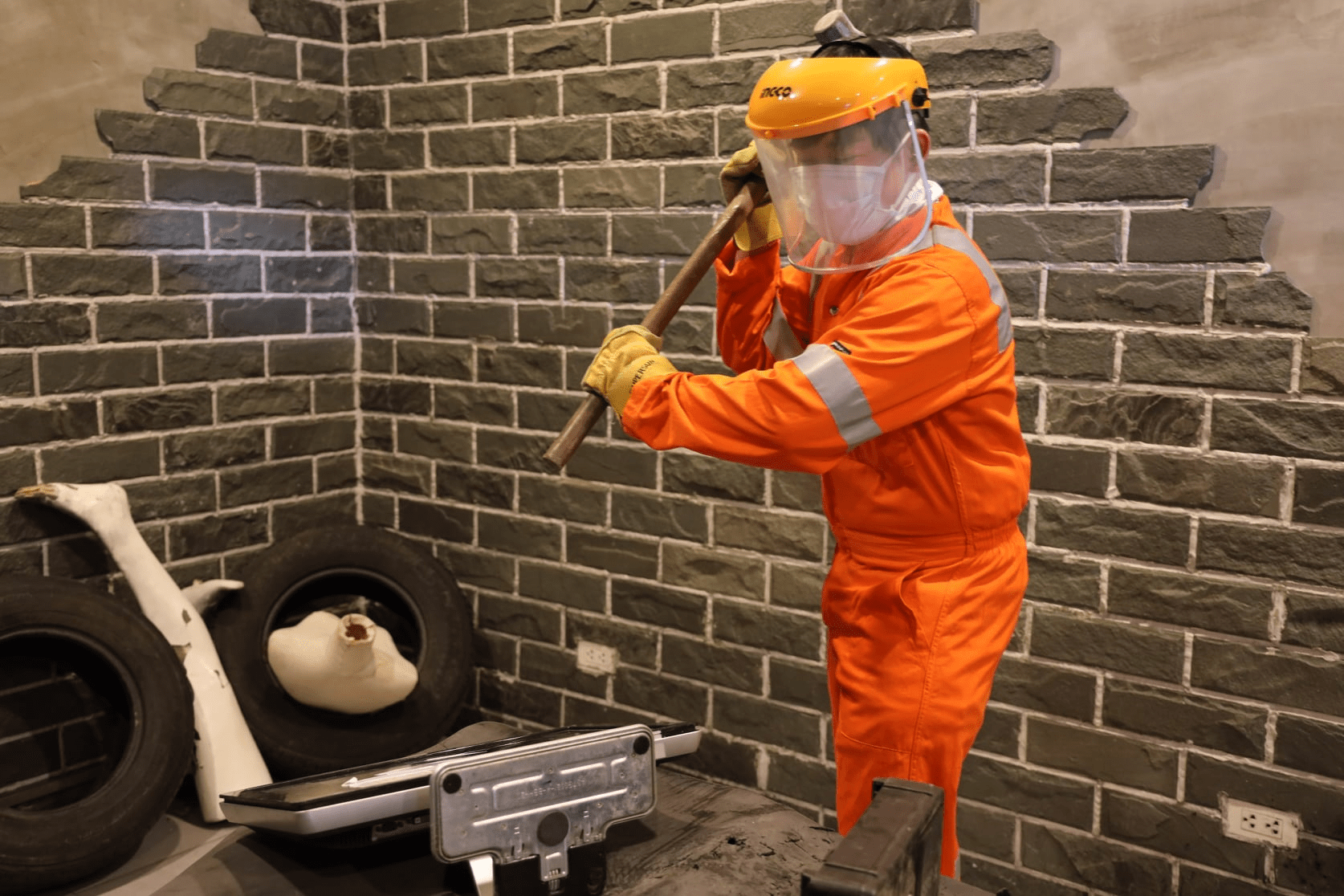 Rage room in Thailand