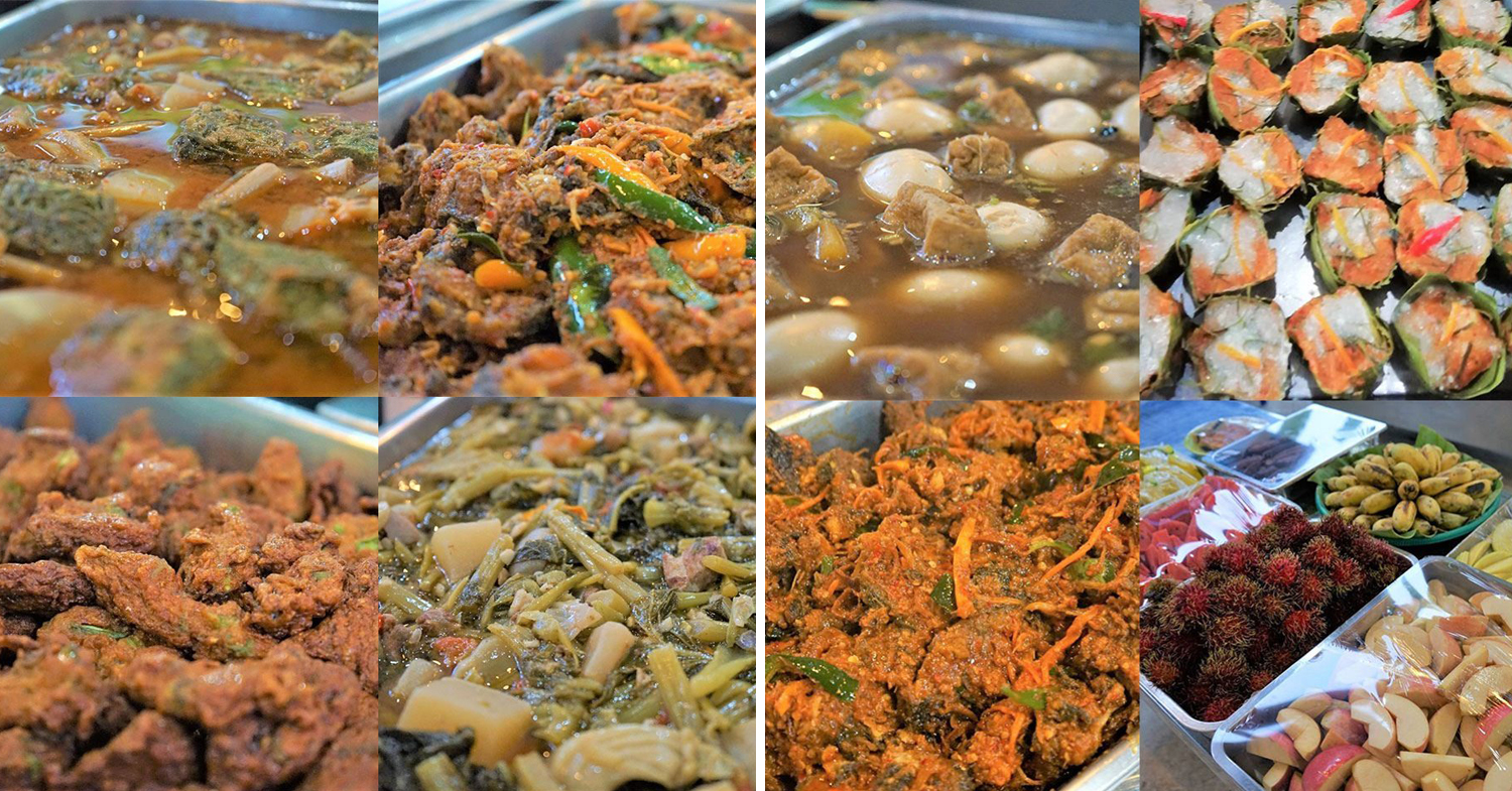 Thai rice & curry buffet at 10 THB
