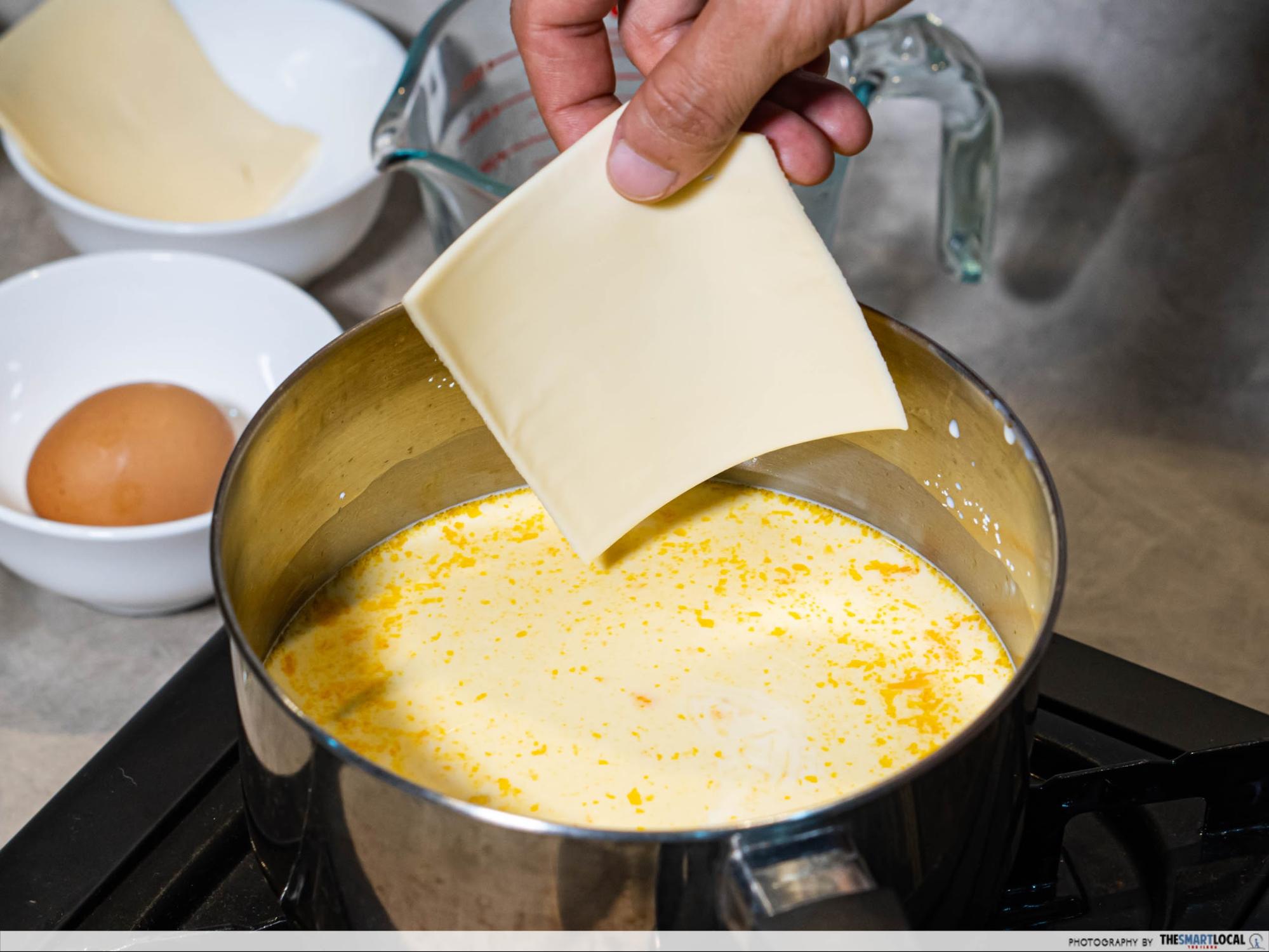 Baked milk cheese recipe