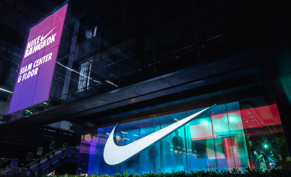 The biggest Nike shop at Siam Center