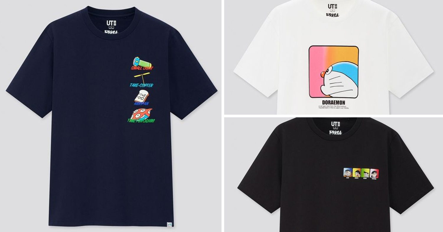 Doraemon T-shirts at UNIQLO