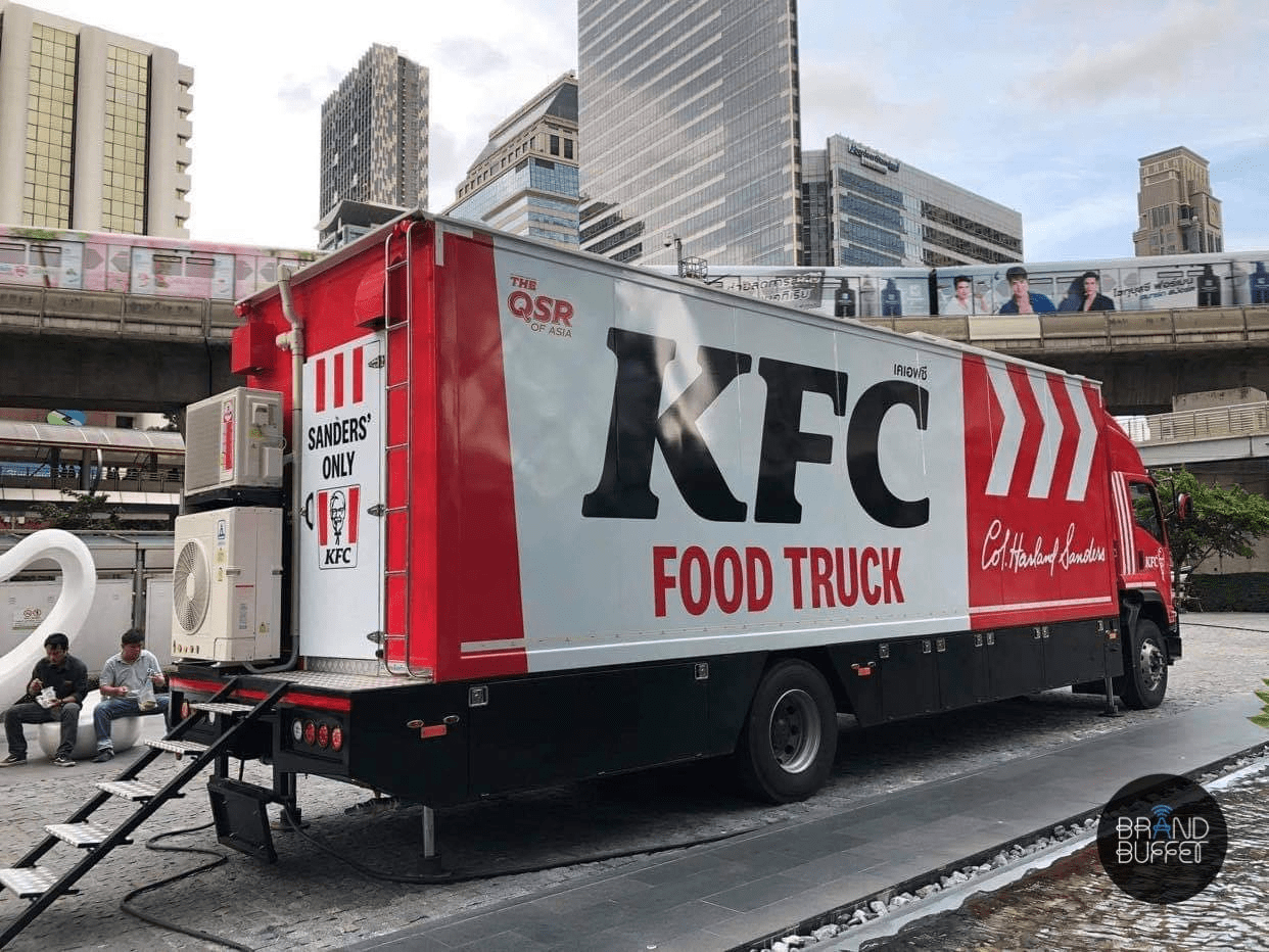 KFC food truck in Thailand
