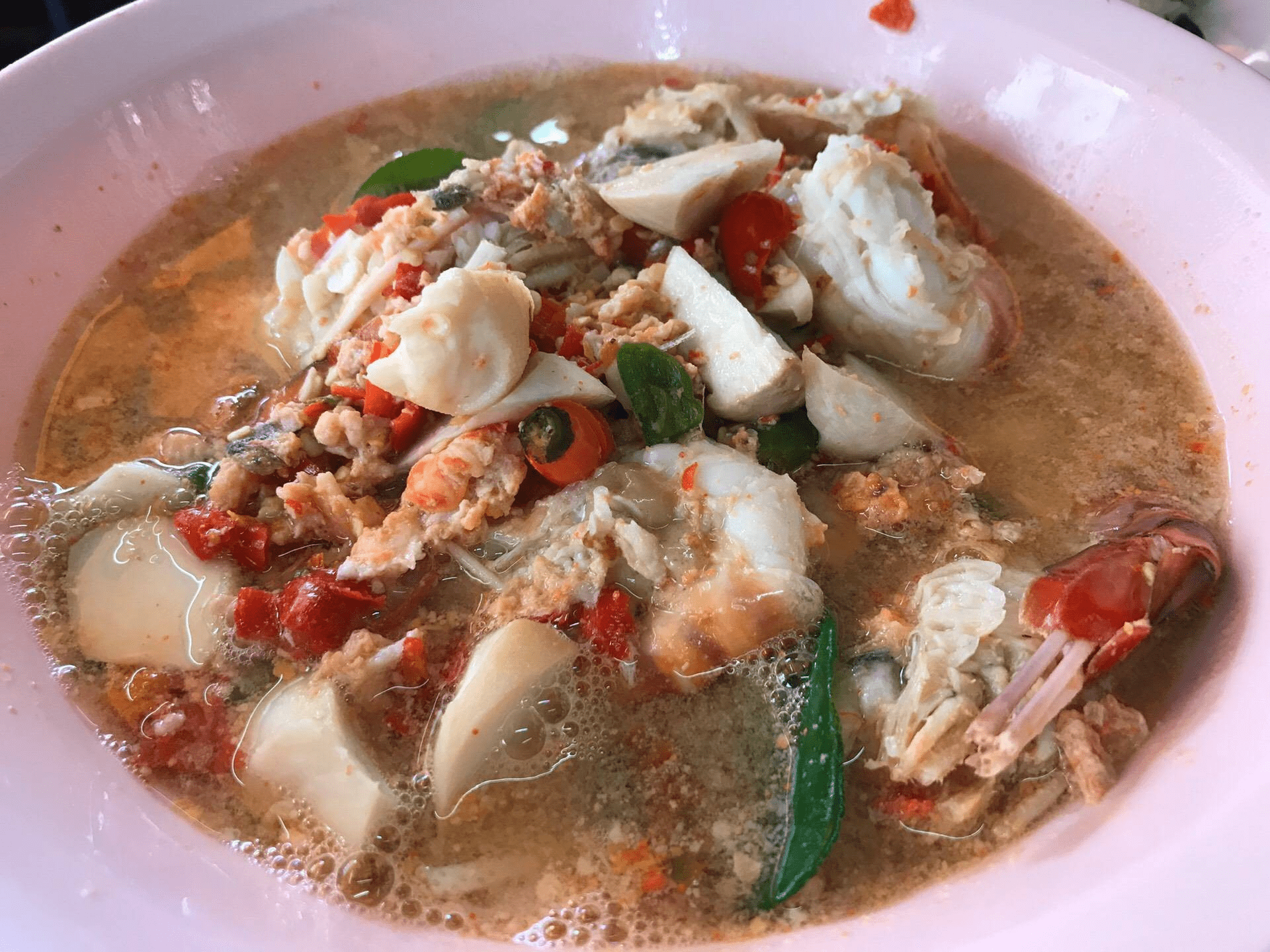 tom yum soup in bangkok