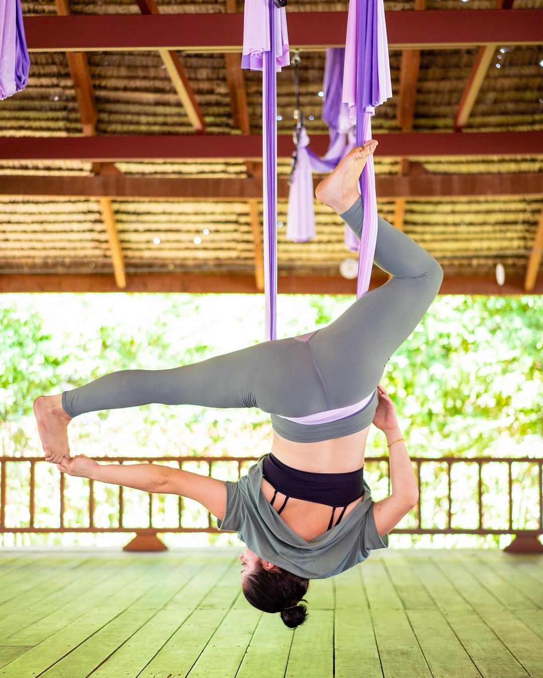 aerial yoga at sumalee boxing gym