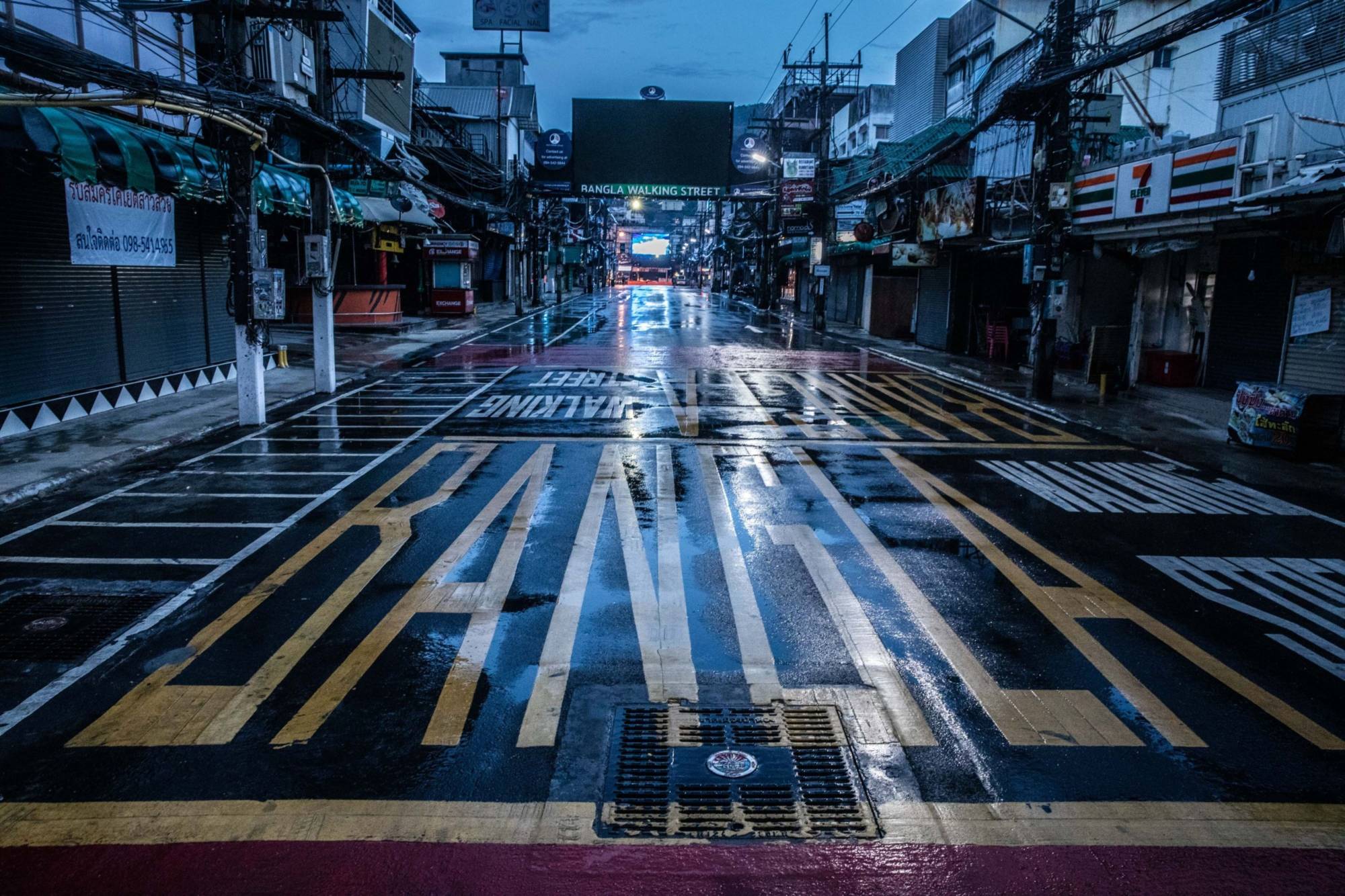 Phuket Street Empty Covid-19