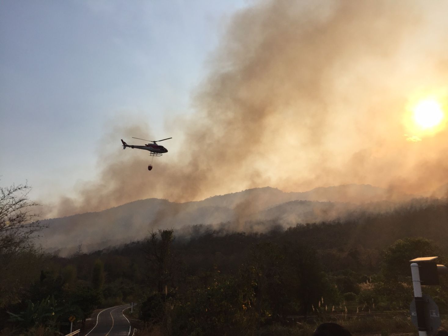 Chiang Mai Air Quality Worsens As Wildfires Spread