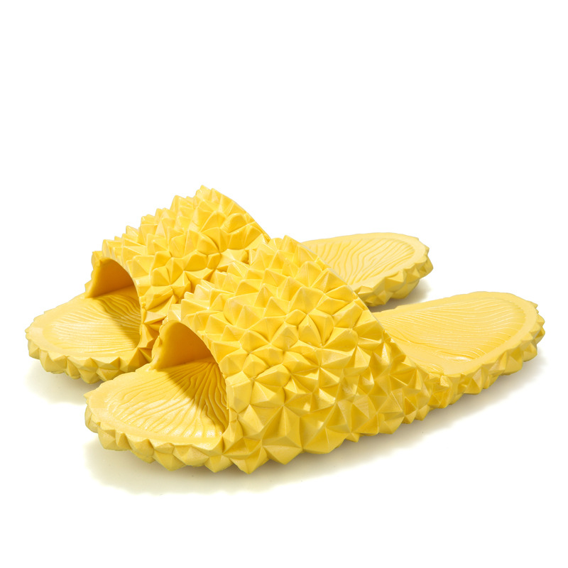 These Durian Slippers Let You Choose The "Ripeness" Level Of Our WFH Staple