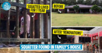 Squatter Found In Thai Family's Home After 1 Year, Resident 'Renovated' The House & Painted It Red