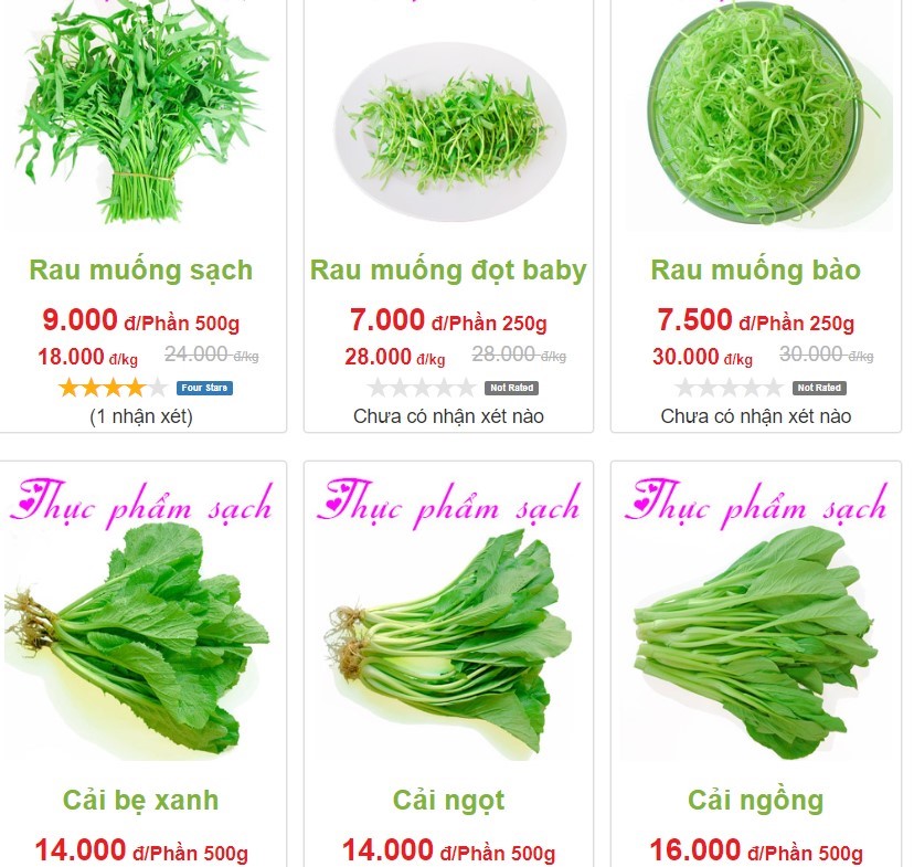 Di cho online fresh produce