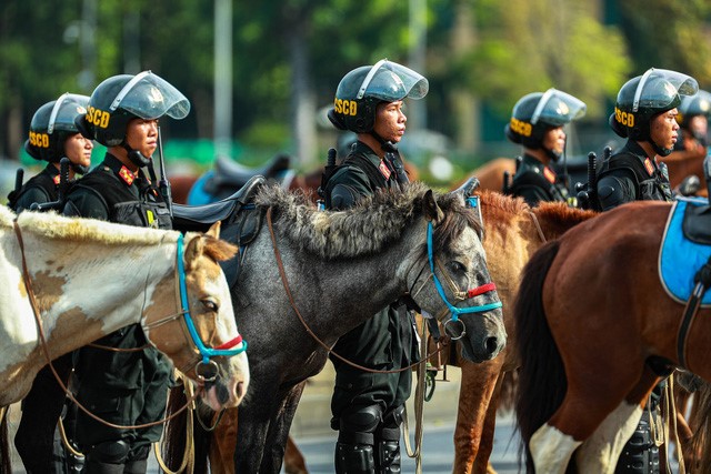 Vietnam police cavalry