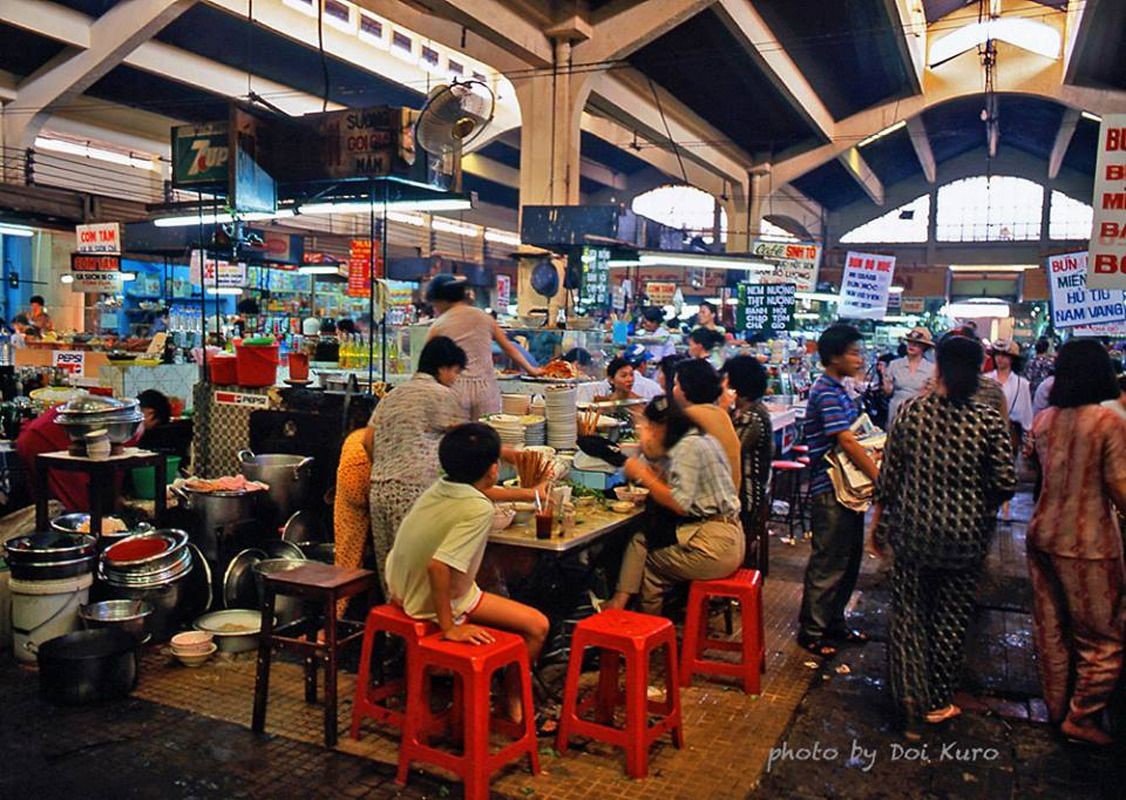 Saigon then and now_Ben Thanh market