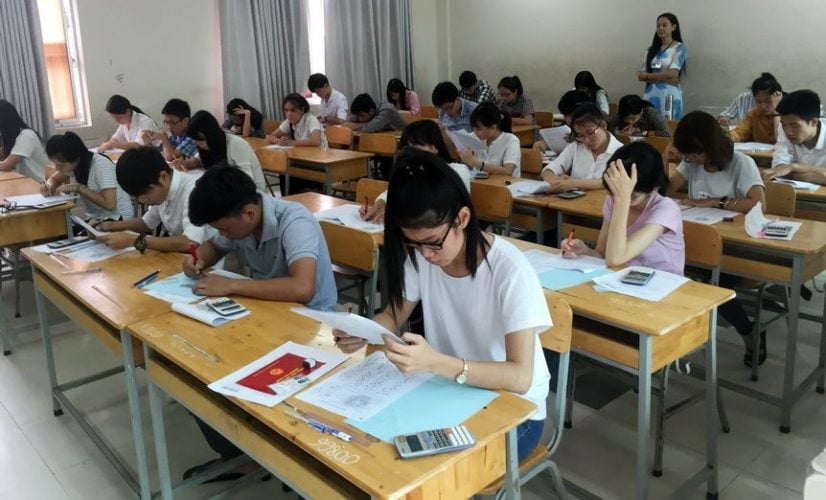 Vietnamese School Makes Students Sit For Preparation Exams In School
