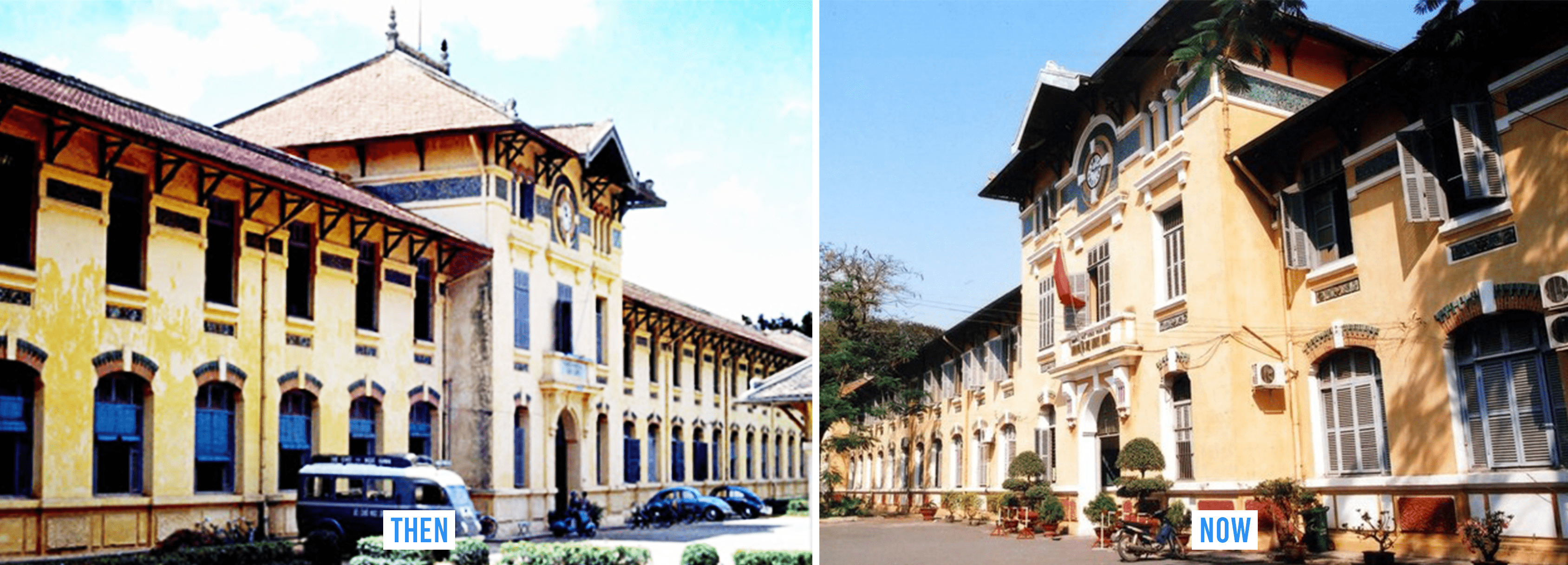 Saigon then and now_gia long school