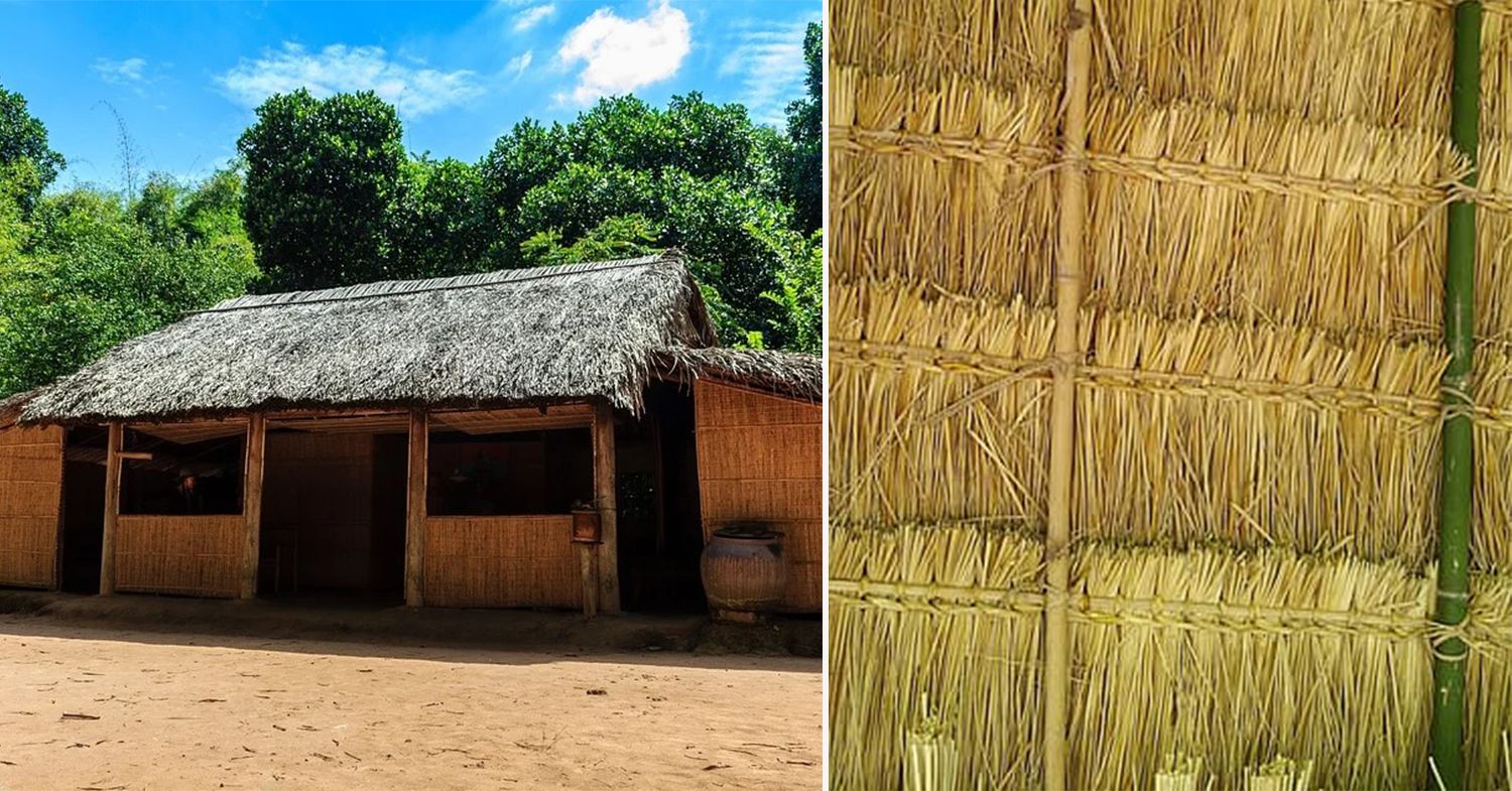 vietnamese idioms - tranh thatched roof
