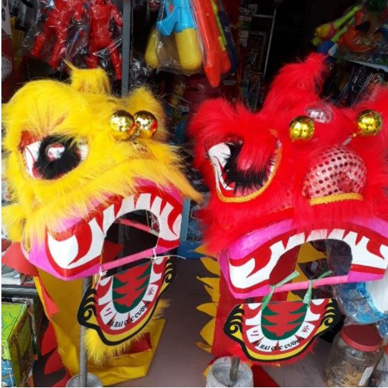 Mid-Autumn festival Vietnam toys-lion heads