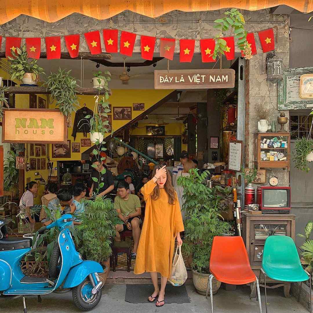 instagram-worthy cafes Đà Nẵng - nam house cafe