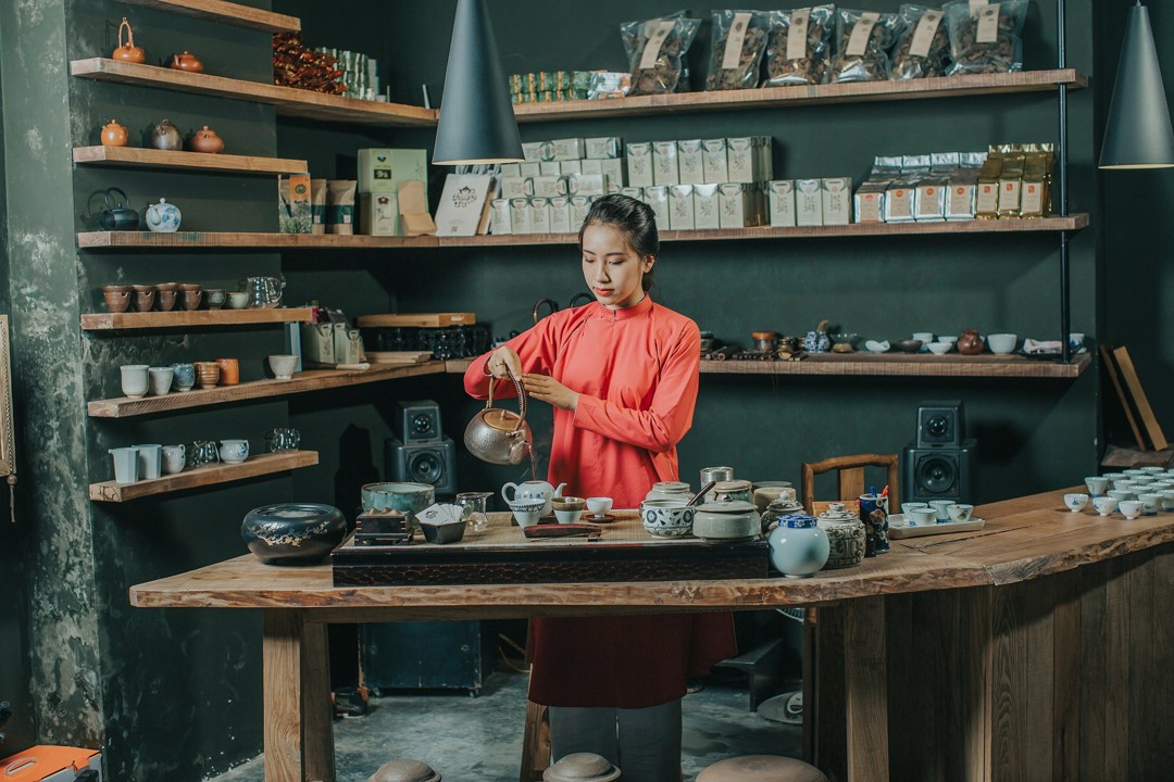 hanoi teahouses - Thưởng Trà