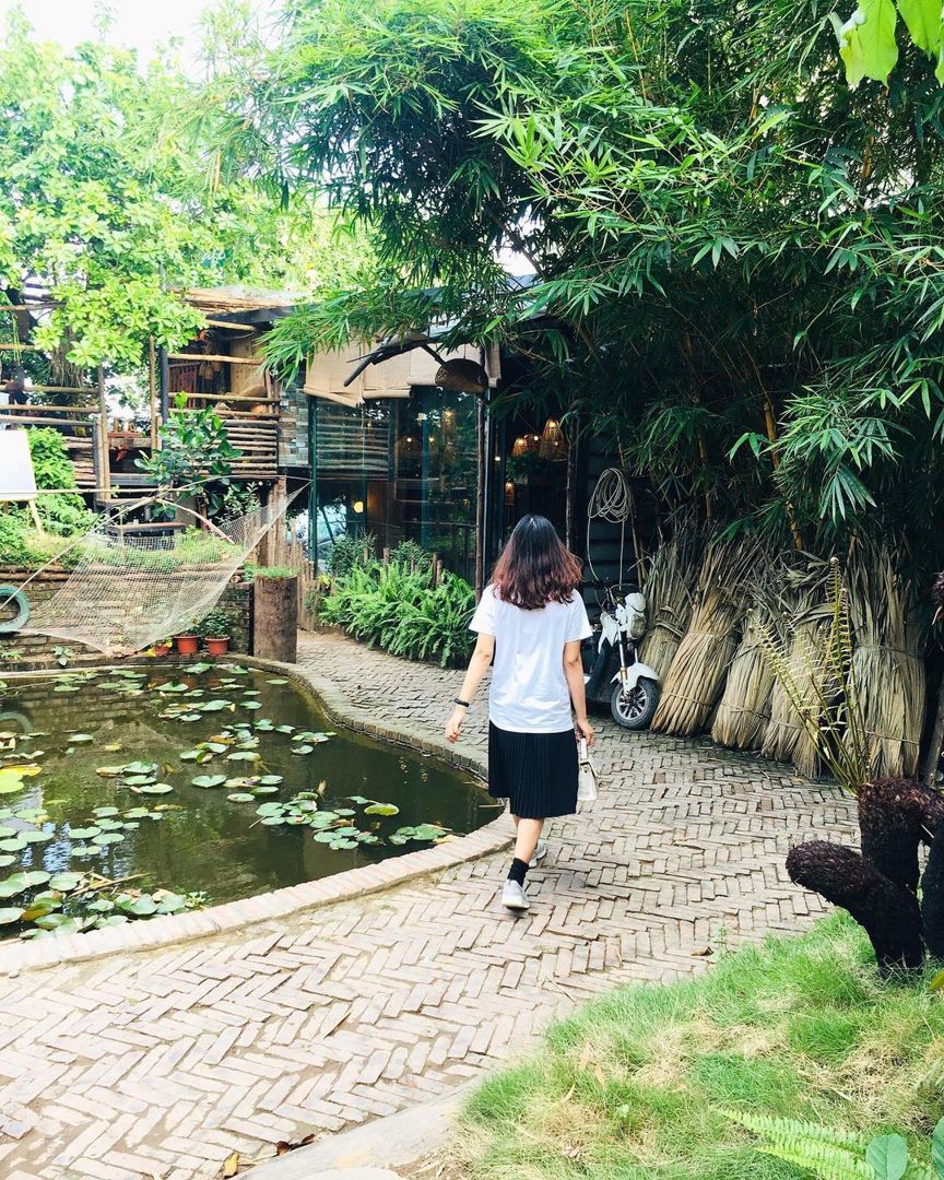 instagrammable cafes Hanoi - ami garden cafe