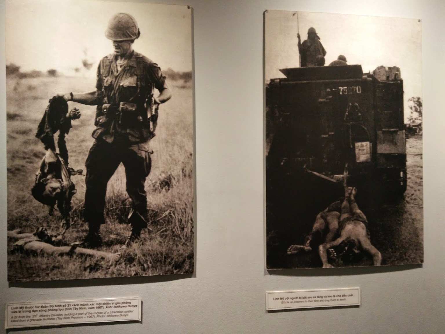 museums hanoi saigon - war remnants museum graphic images