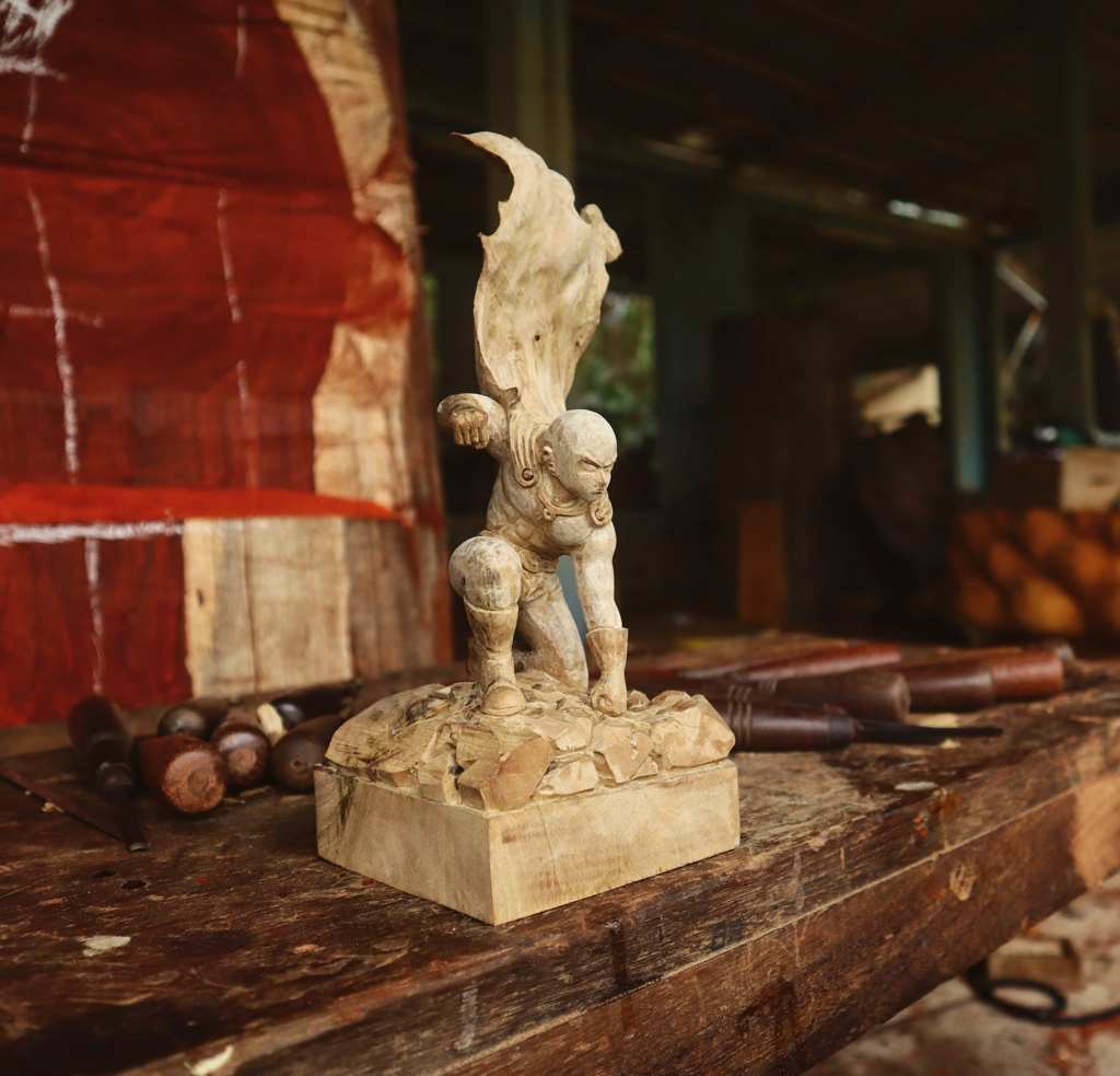 Naruto Shippude Figure Wood Carving【Limited】 – Woodart Vietnam