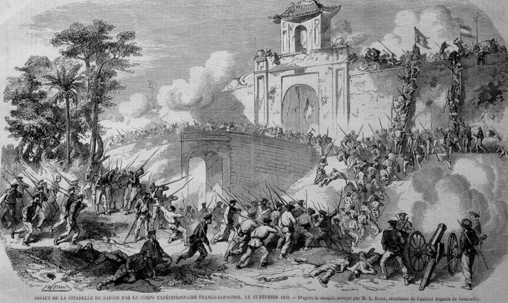 French attacked Saigon 1859